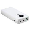 Power Bank 20000mAh blanca digital /2 puertos usb quick charge + 1 Puerto Tipo C Salida + 1 Puerto Tipo C Entrada (2)